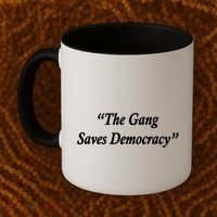 The Gang Saves Democracy Philadelphia Coffee Mug thumb 2