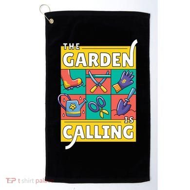 The Garden Is Calling Golf Towel