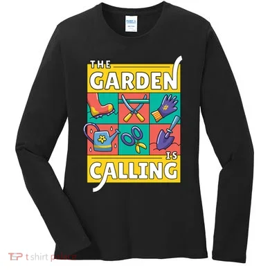 The Garden Is Calling Women's Long Sleeve Shirt