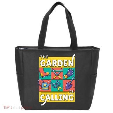 The Garden Is Calling Tote Bag