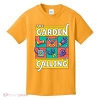 The Garden Is Calling Kids T-Shirt thumb 0