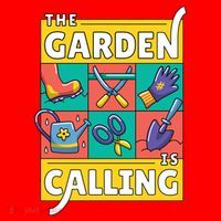 The Garden Is Calling Santa Hat thumb 1