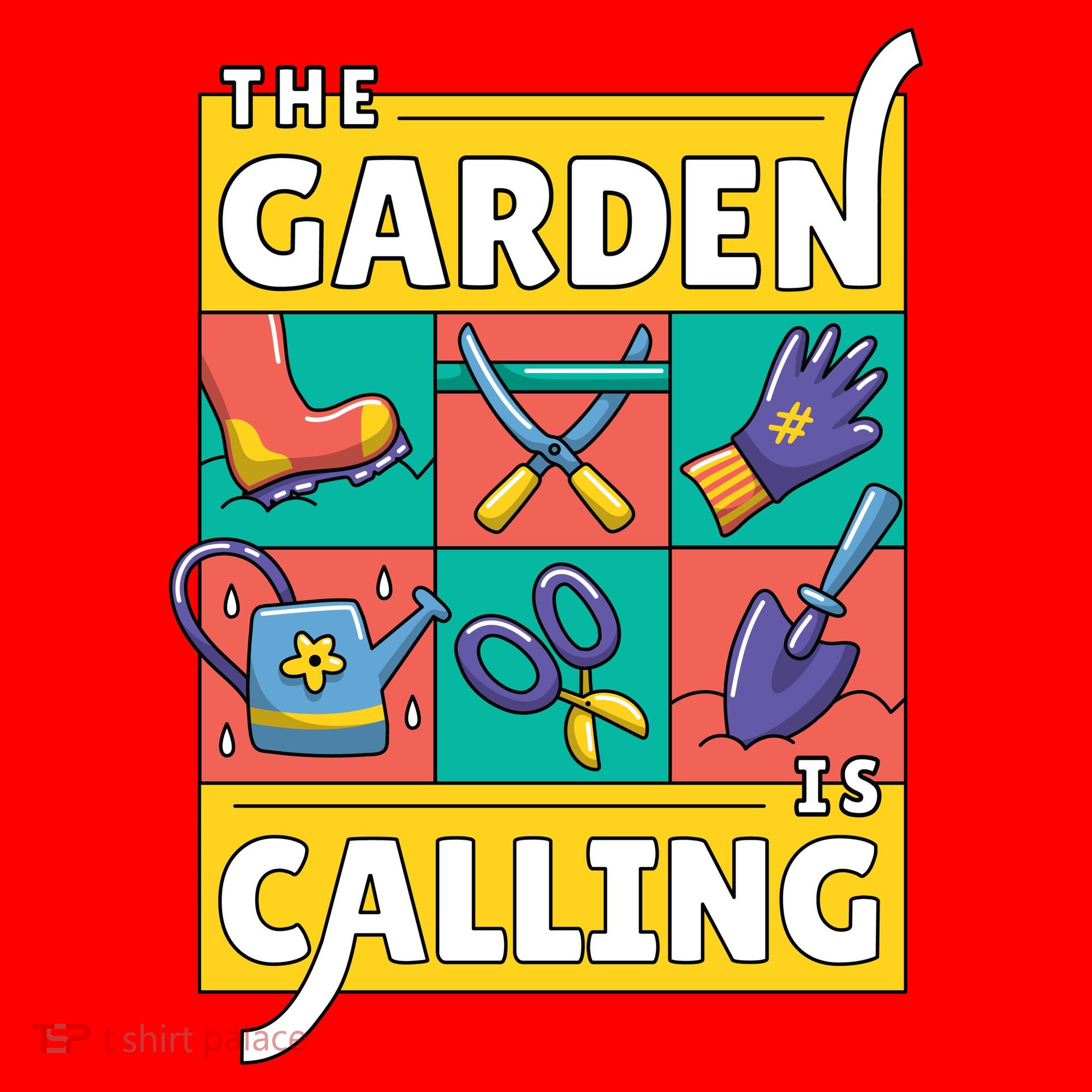 The Garden Is Calling Santa Hat
