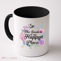The Garden Is My Happy Place Coffee Mug thumb 0