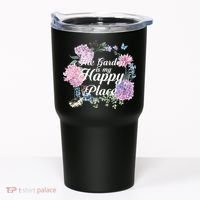The Garden Is My Happy Place Tumbler thumb 0