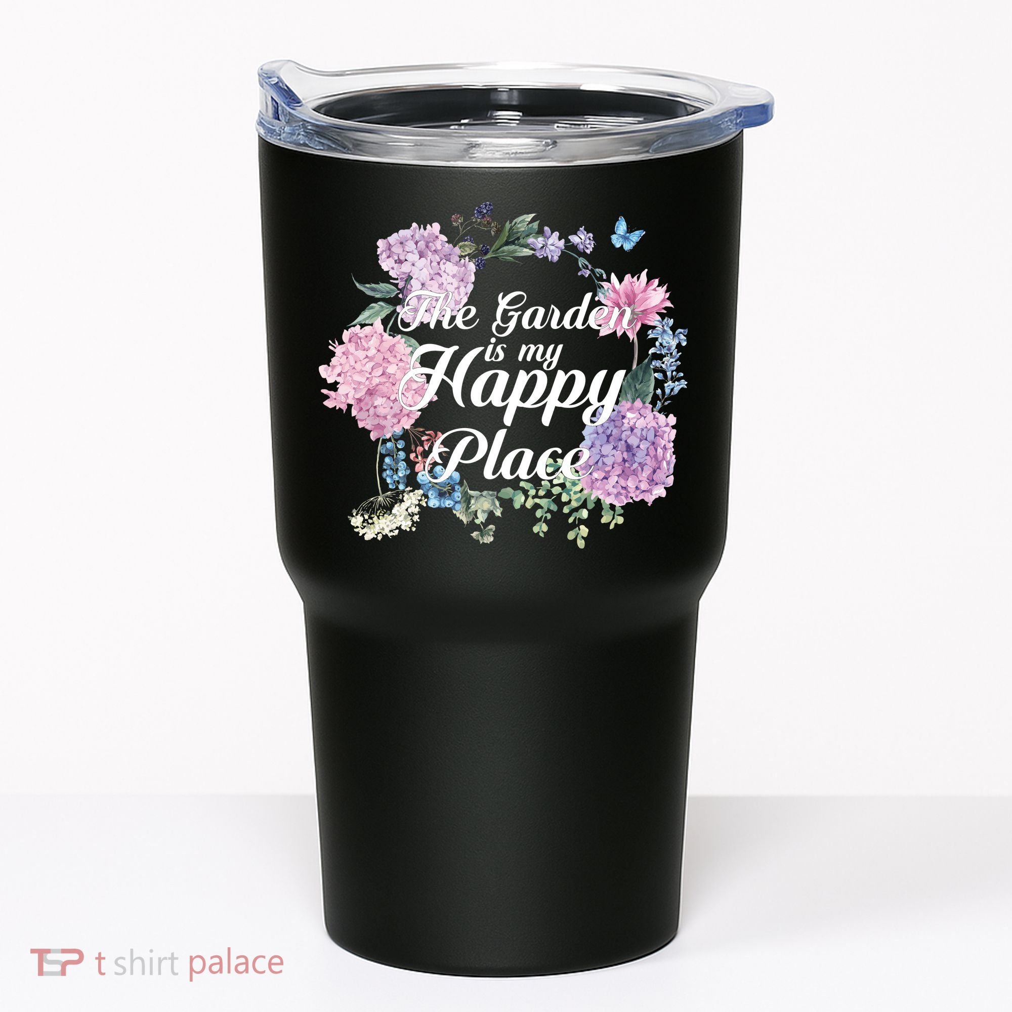 The Garden Is My Happy Place Tumbler