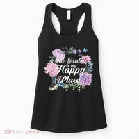 The Garden Is My Happy Place Women's Tank Top thumb 0