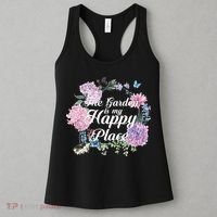 The Garden Is My Happy Place Women's Tank Top thumb 3