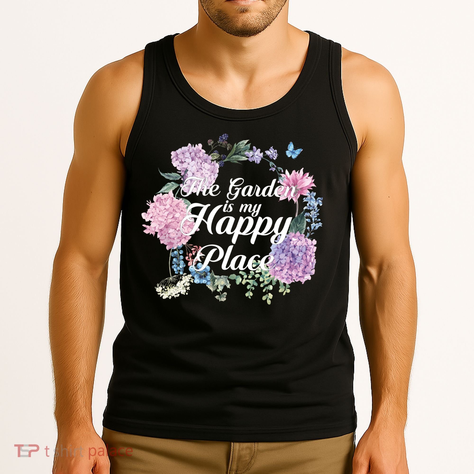 The Garden Is My Happy Place Tank Top