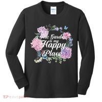 The Garden Is My Happy Place Kids Long Sleeve Shirt thumb 0