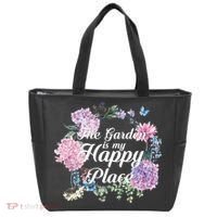 The Garden Is My Happy Place Tote Bag thumb 0