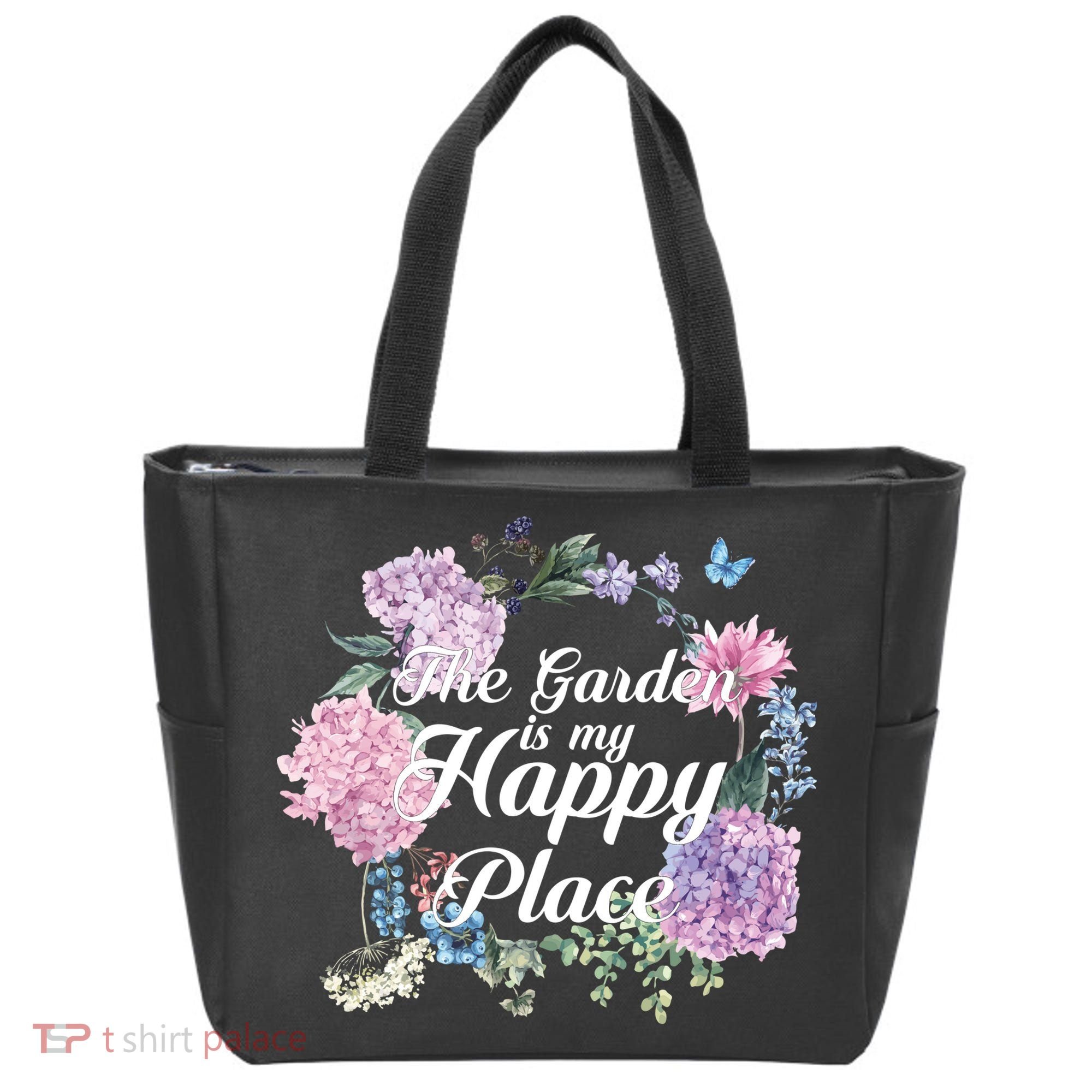 The Garden Is My Happy Place Tote Bag
