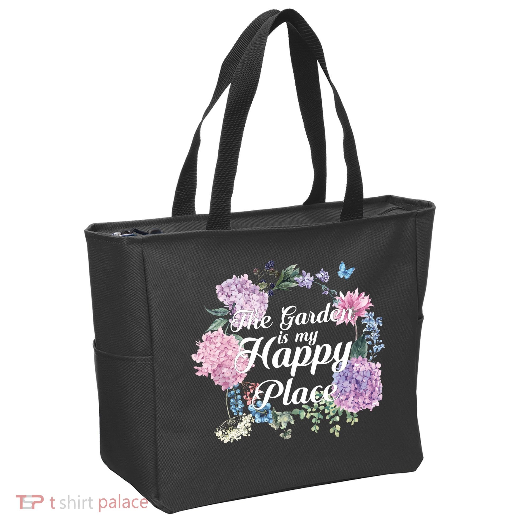 The Garden Is My Happy Place Tote Bag