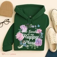 The Garden Is My Happy Place Hoodie thumb 4