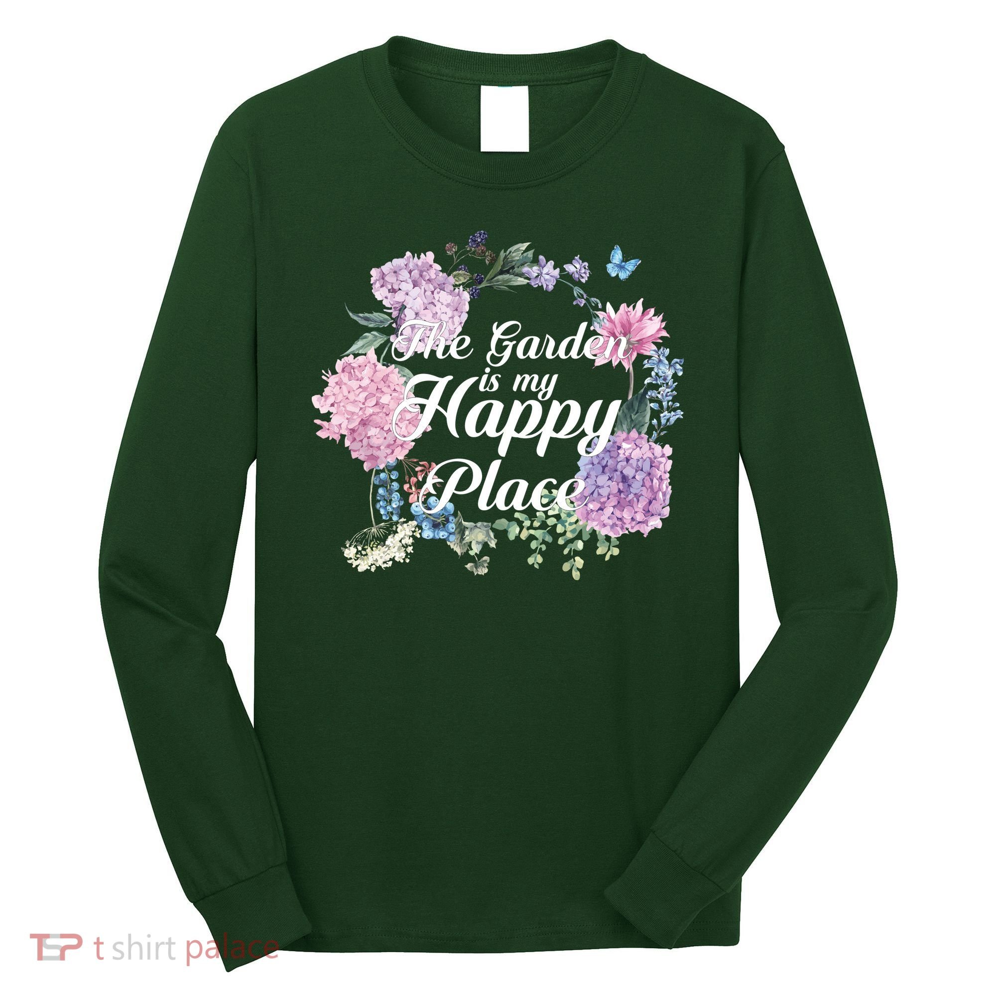 The Garden Is My Happy Place Long Sleeve Shirt