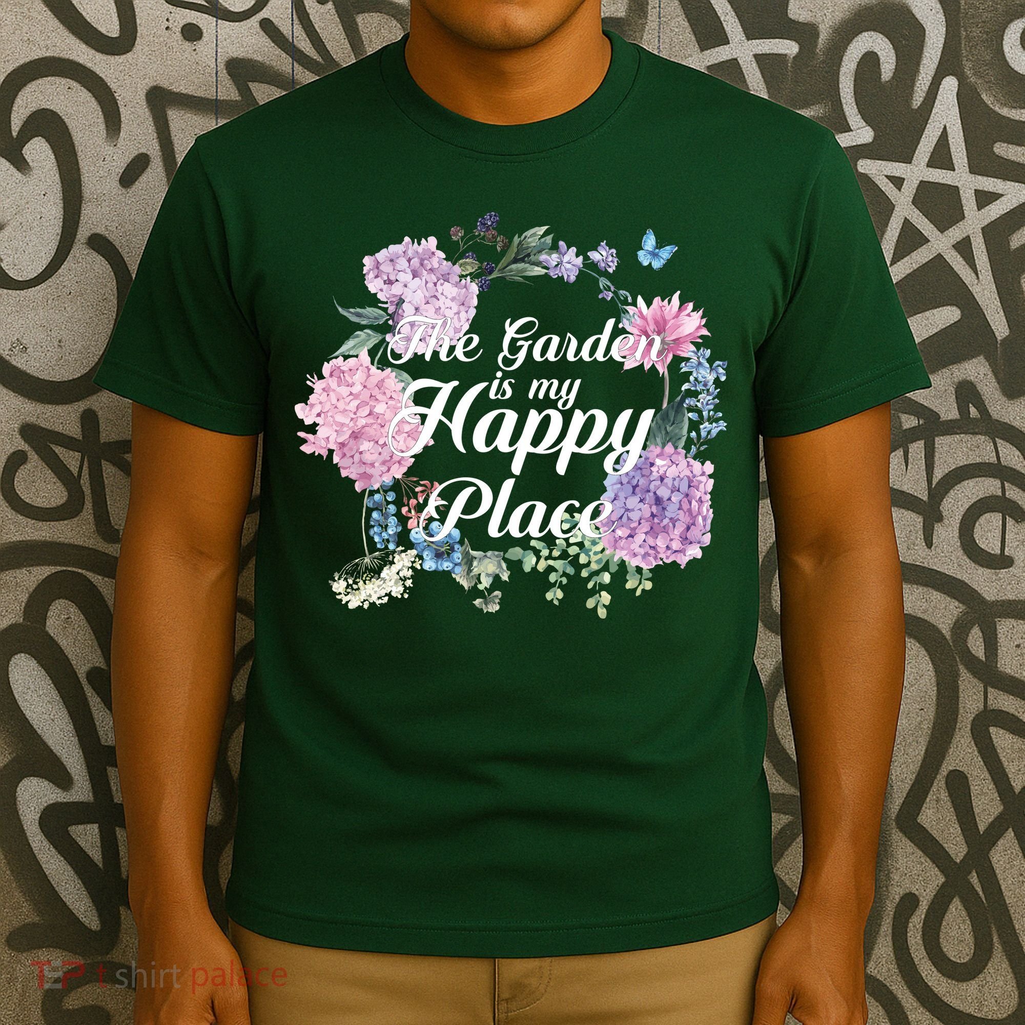 The Garden Is My Happy Place T-Shirt