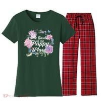 The Garden Is My Happy Place Women's Flannel Pajama Set thumb 0