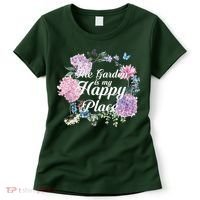The Garden Is My Happy Place Women's T-Shirt thumb 0