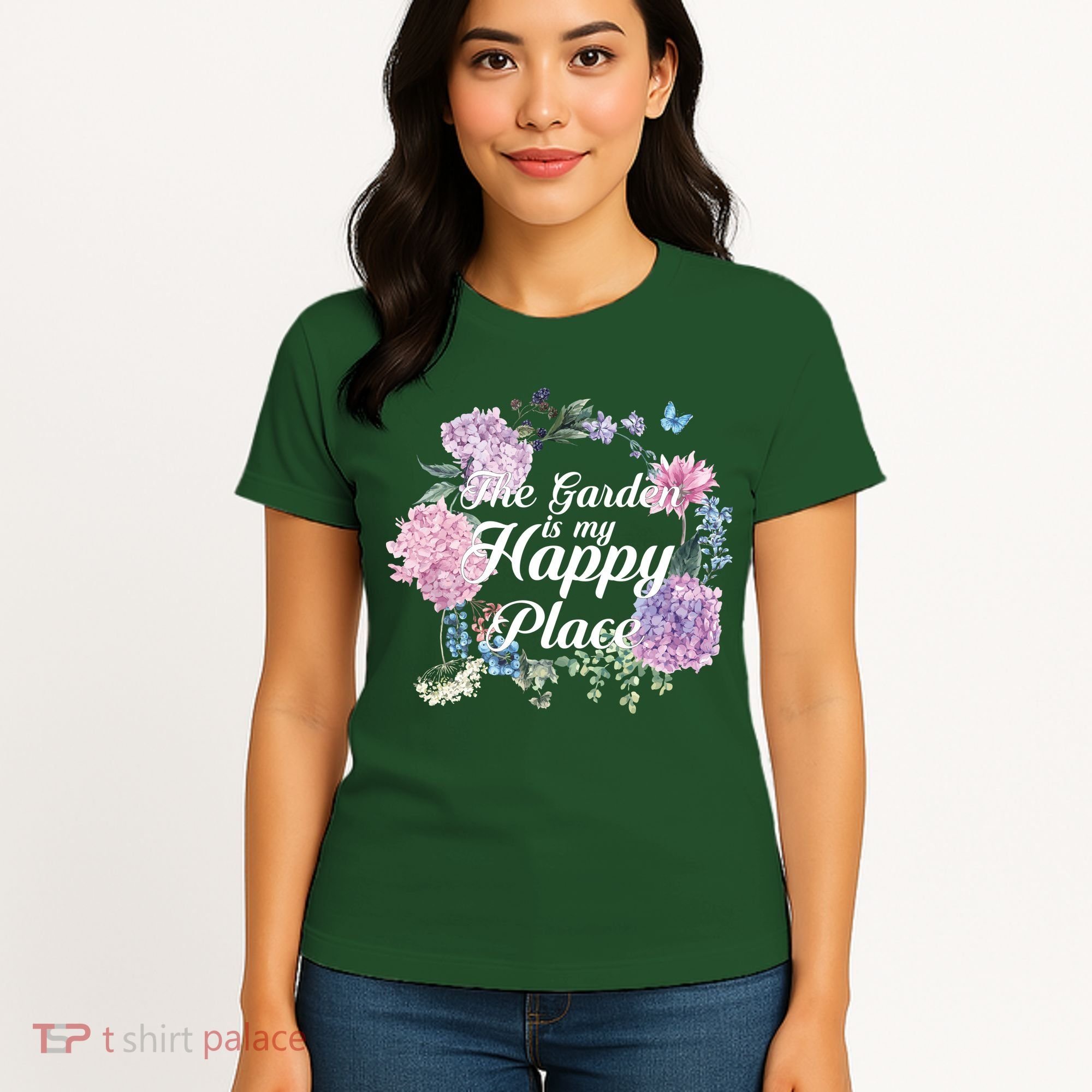 The Garden Is My Happy Place Women's T-Shirt