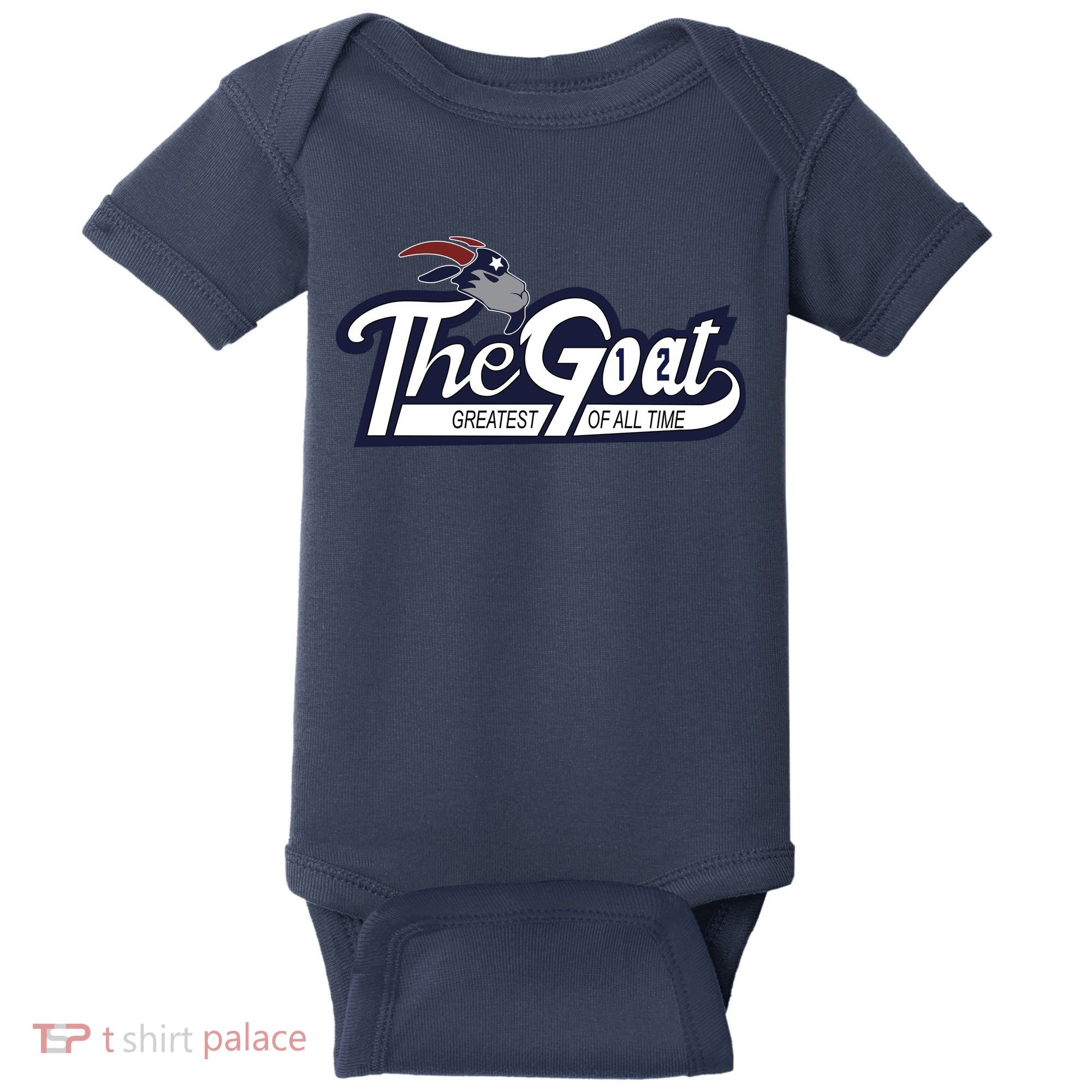 The Goat 12 Greatest Of All Time Baby Bodysuit