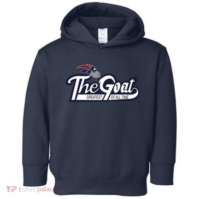 The Goat 12 Greatest Of All Time Toddler Hoodie