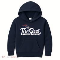 The Goat 12 Greatest Of All Time Kids Hoodie thumb 0