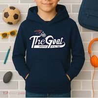 The Goat 12 Greatest Of All Time Kids Hoodie thumb 2