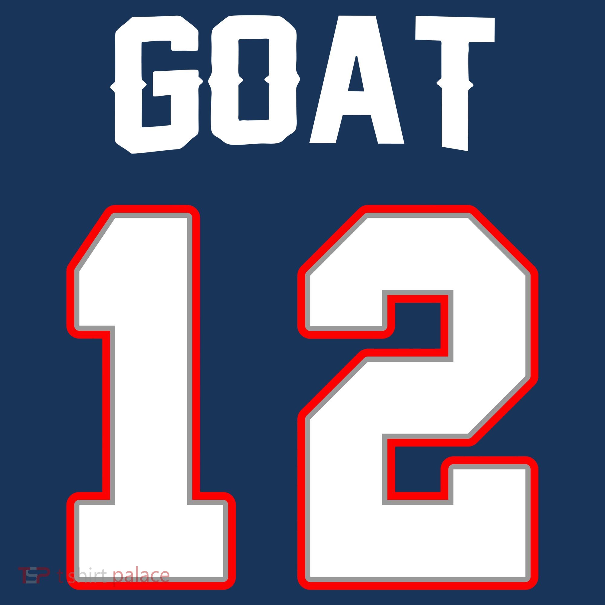 The Goat #12 Jersey 5 Time Champ New England Football Women's Hoodie