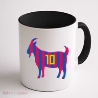 The Goat Messi 10 Greatest Of All Time Coffee Mug thumb 1