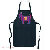 The Goat Messi 10 Greatest Of All Time Apron thumb 0