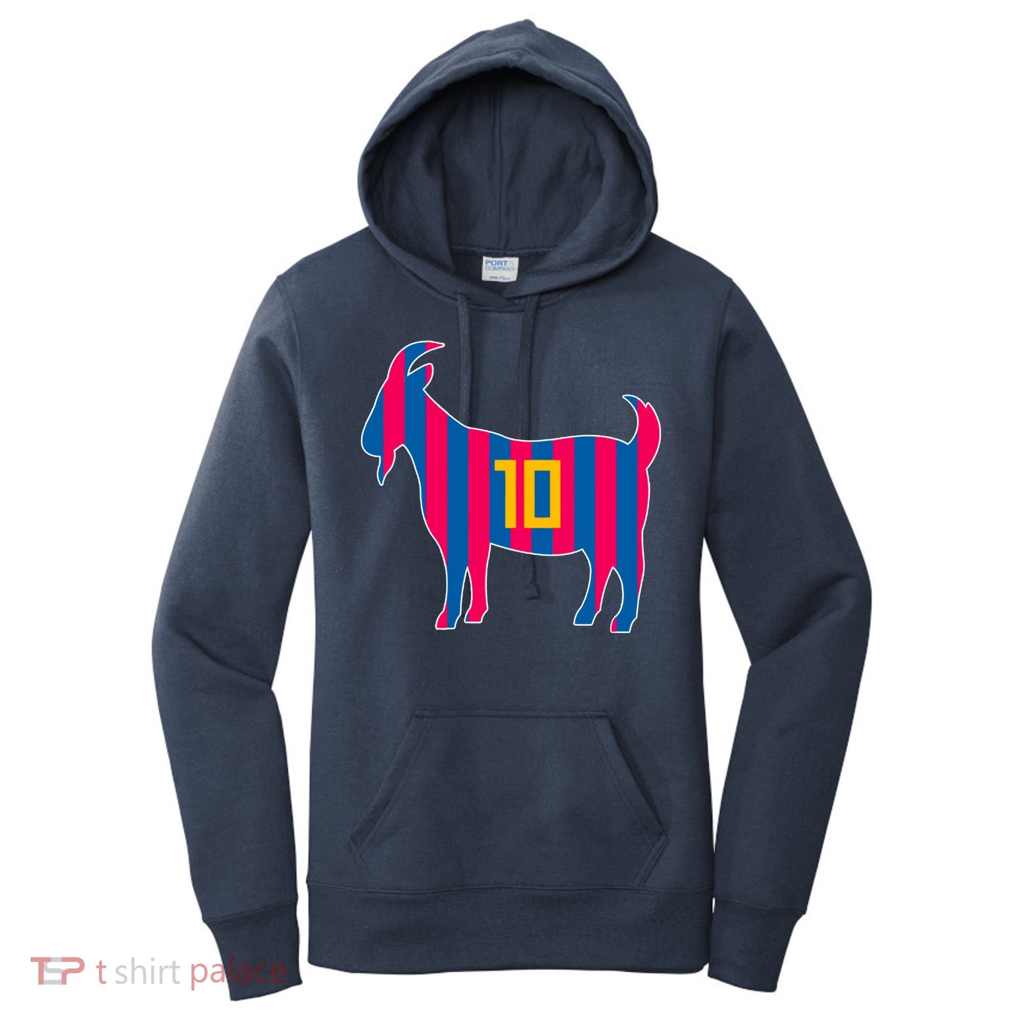 The Goat Messi 10 Greatest Of All Time Women's Hoodie