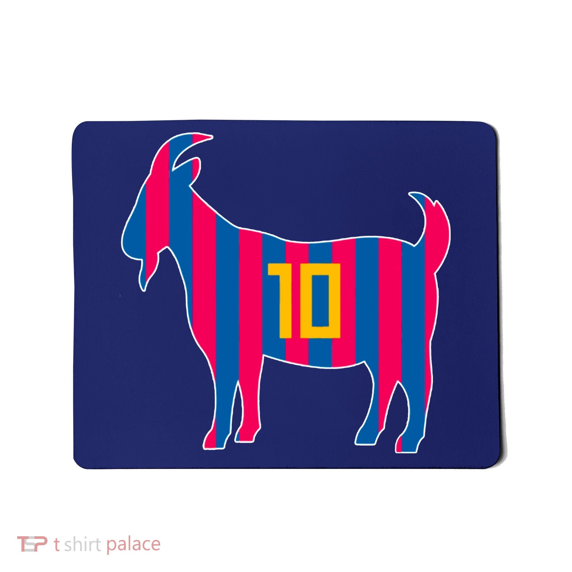 The Goat Messi 10 Greatest Of All Time Mousepad