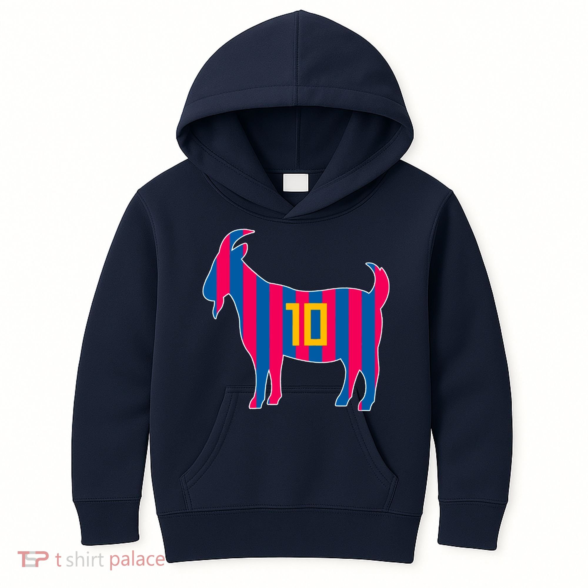 The Goat Messi 10 Greatest Of All Time Kids Hoodie