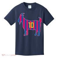 The Goat Messi 10 Greatest Of All Time Kids T-Shirt thumb 0