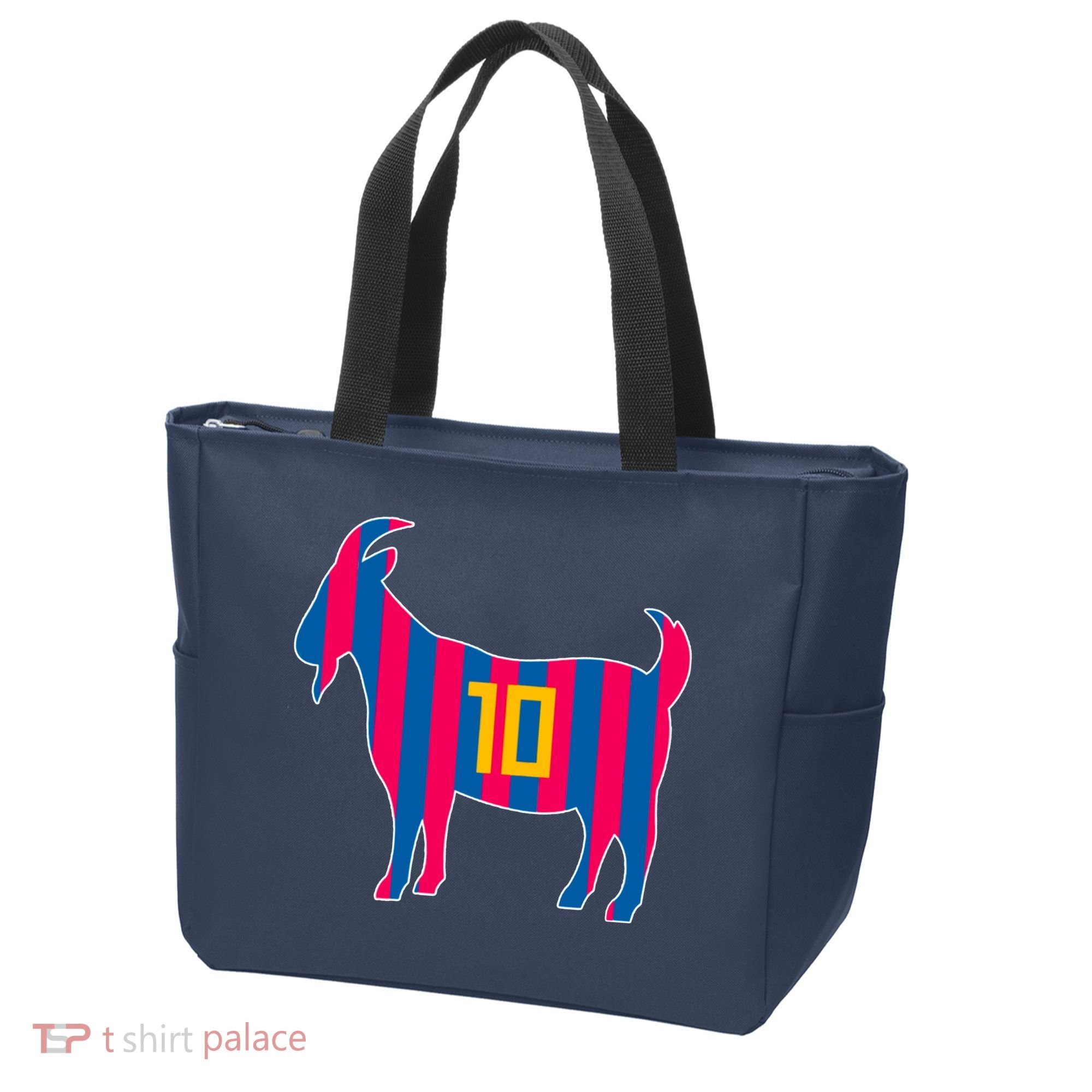 The Goat Messi 10 Greatest Of All Time Tote Bag