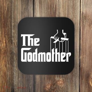 The Godmother Logo Coaster