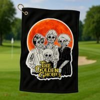 The Golden Ghouls Golf Towel thumb 1