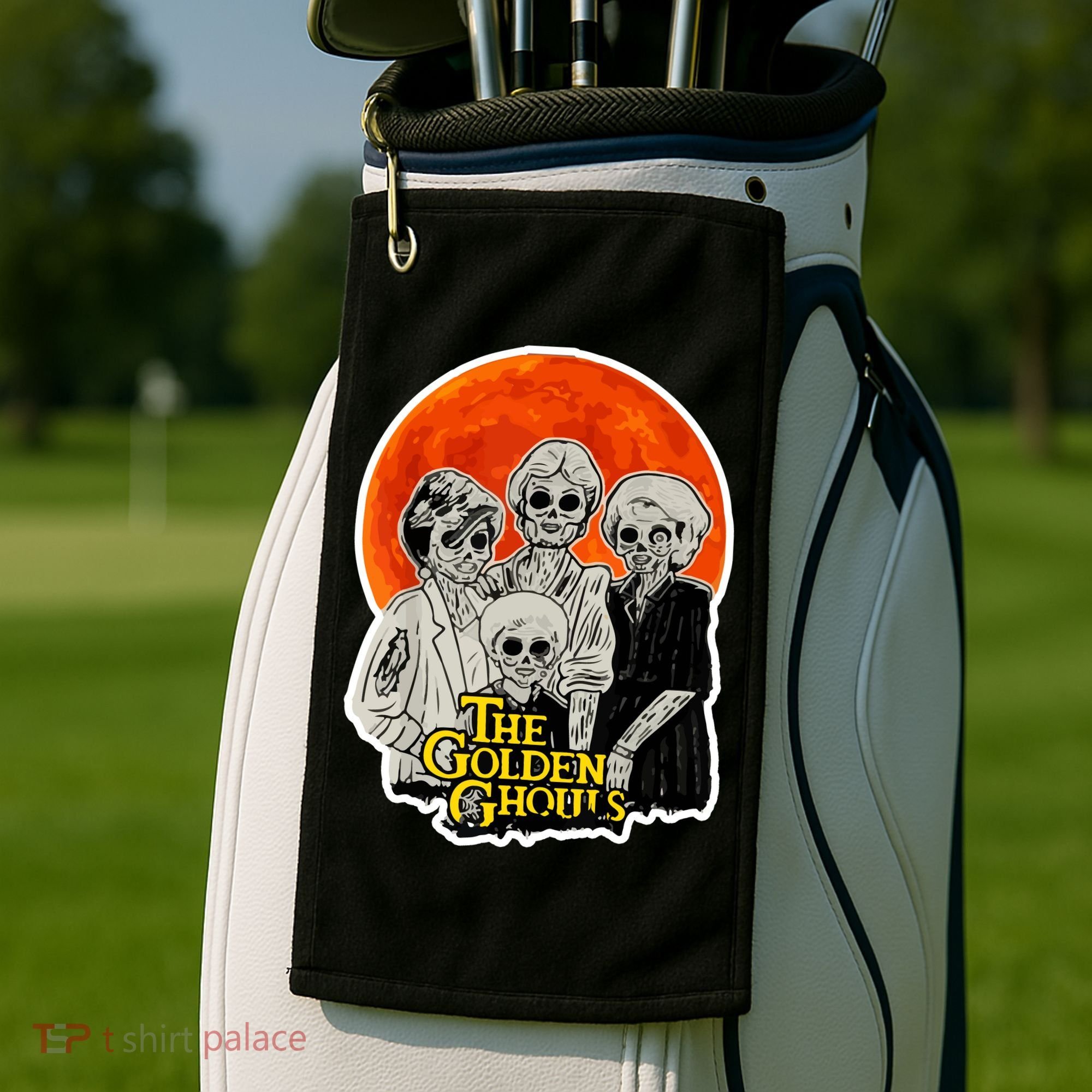 The Golden Ghouls Golf Towel