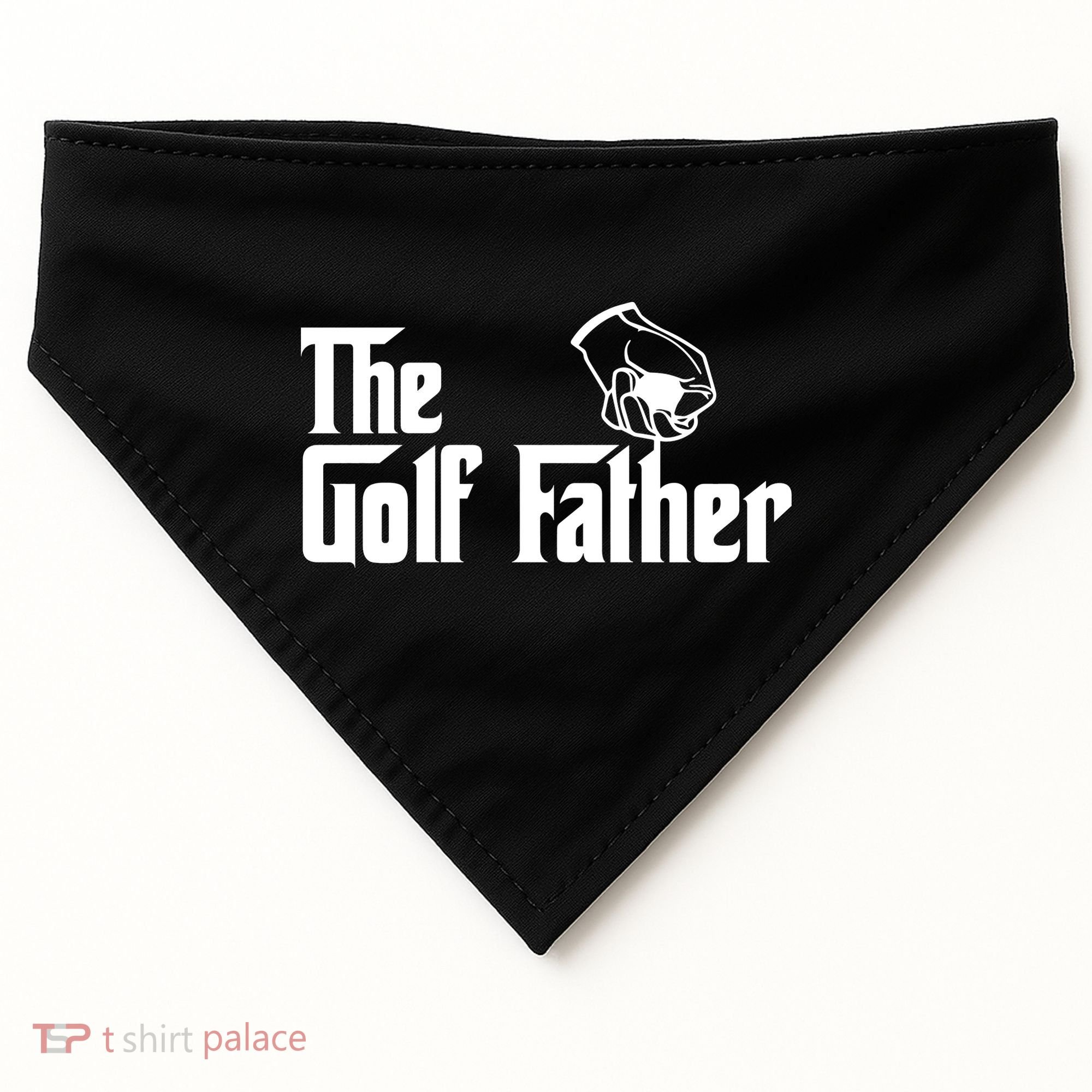 The Golf-Father Funny Golf Dad USA-Made Doggie Bandana