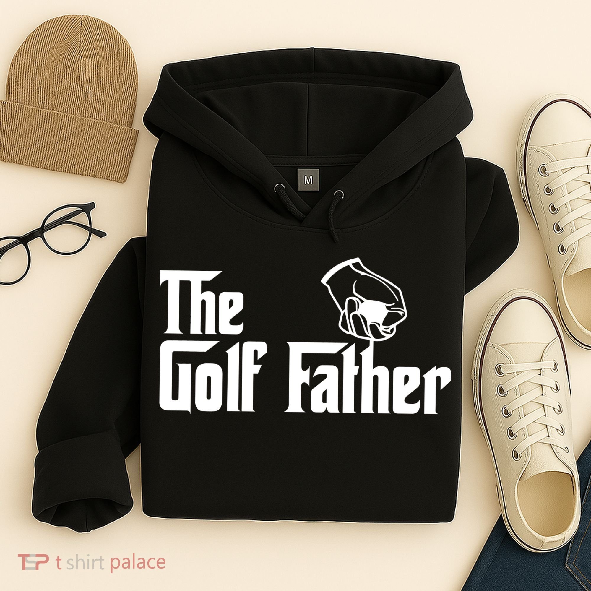 The Golf-Father Funny Golf Dad Hoodie