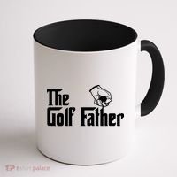 The Golf-Father Funny Golf Dad Coffee Mug thumb 1