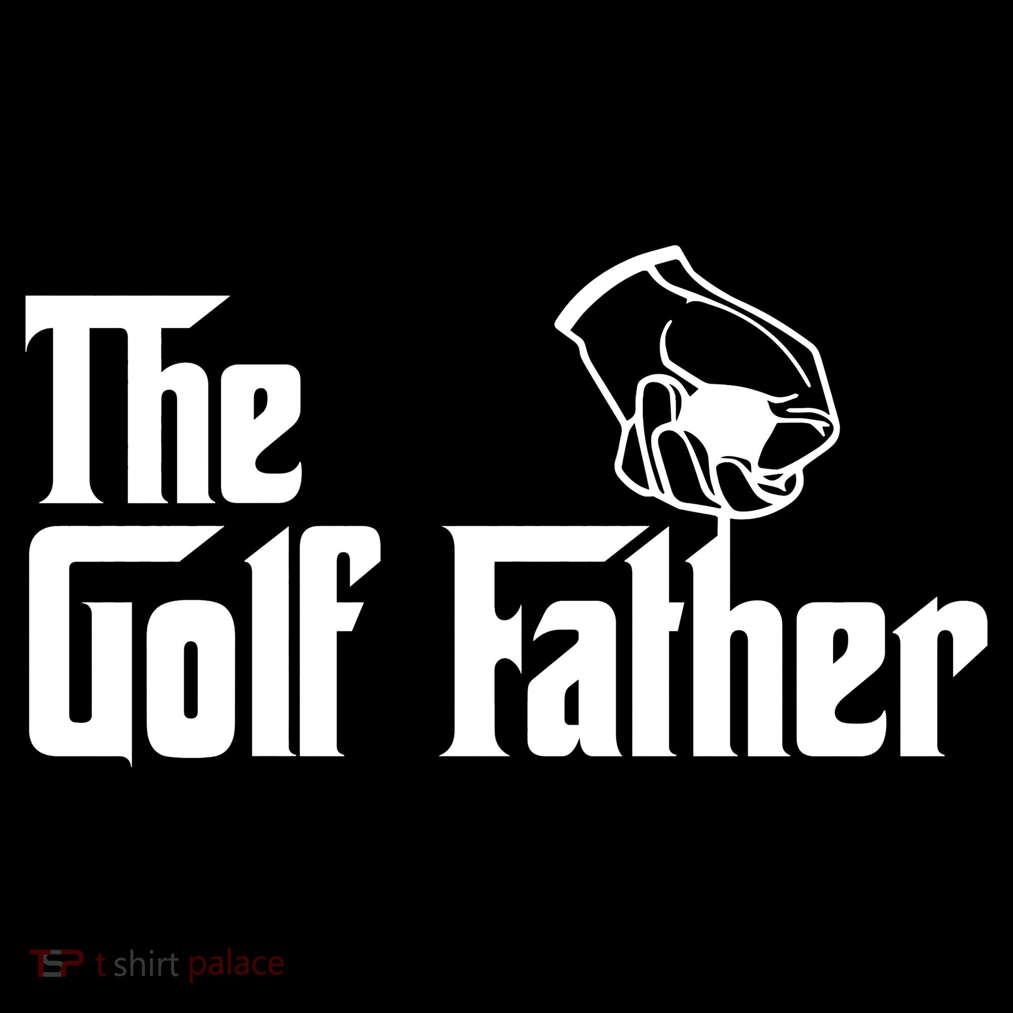 The Golf-Father Funny Golf Dad Polo