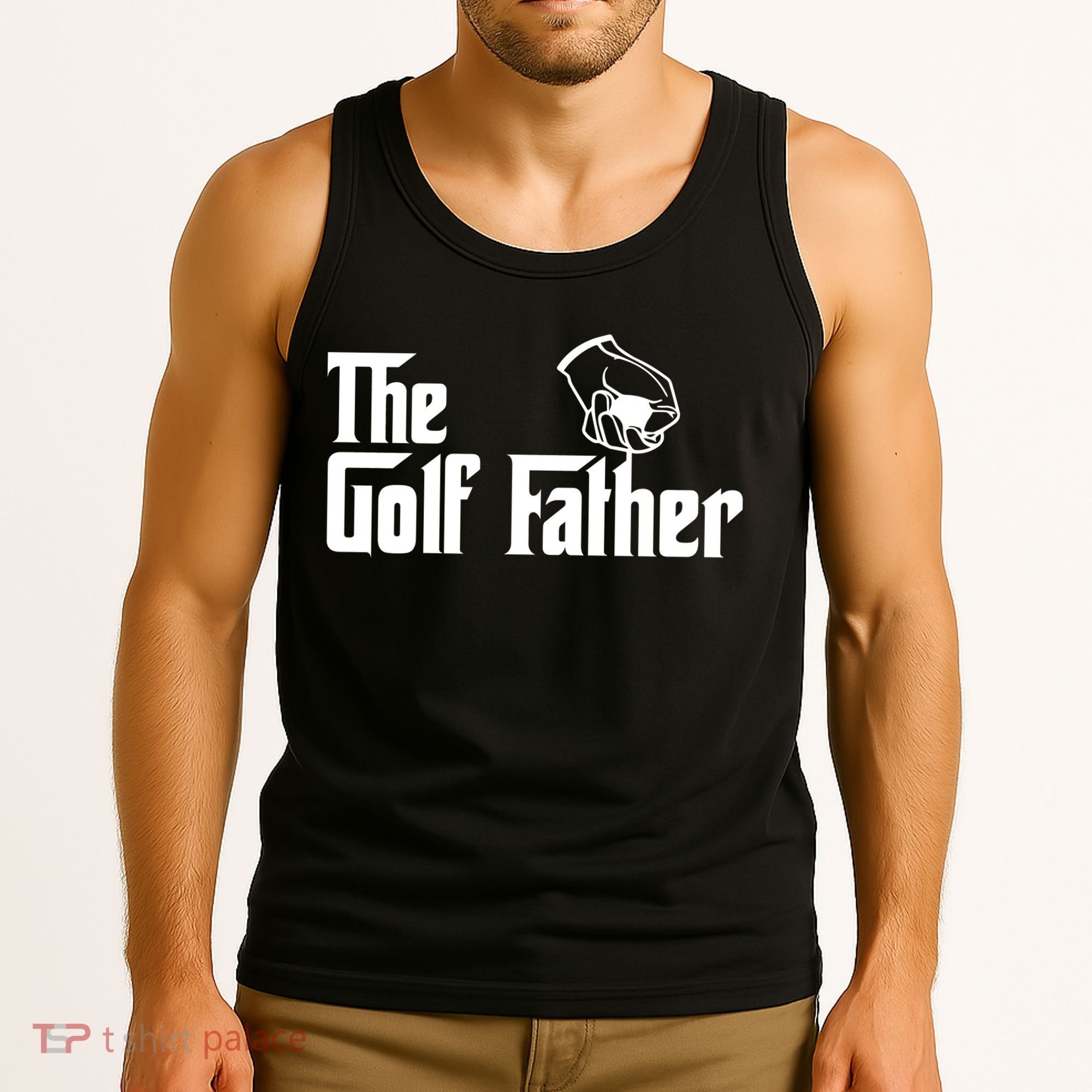 The Golf-Father Funny Golf Dad Tank Top