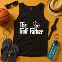 The Golf-Father Funny Golf Dad Tank Top thumb 4