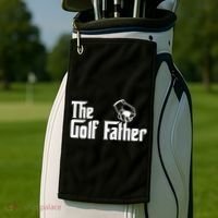 The Golf-Father Funny Golf Dad Golf Towel thumb 2