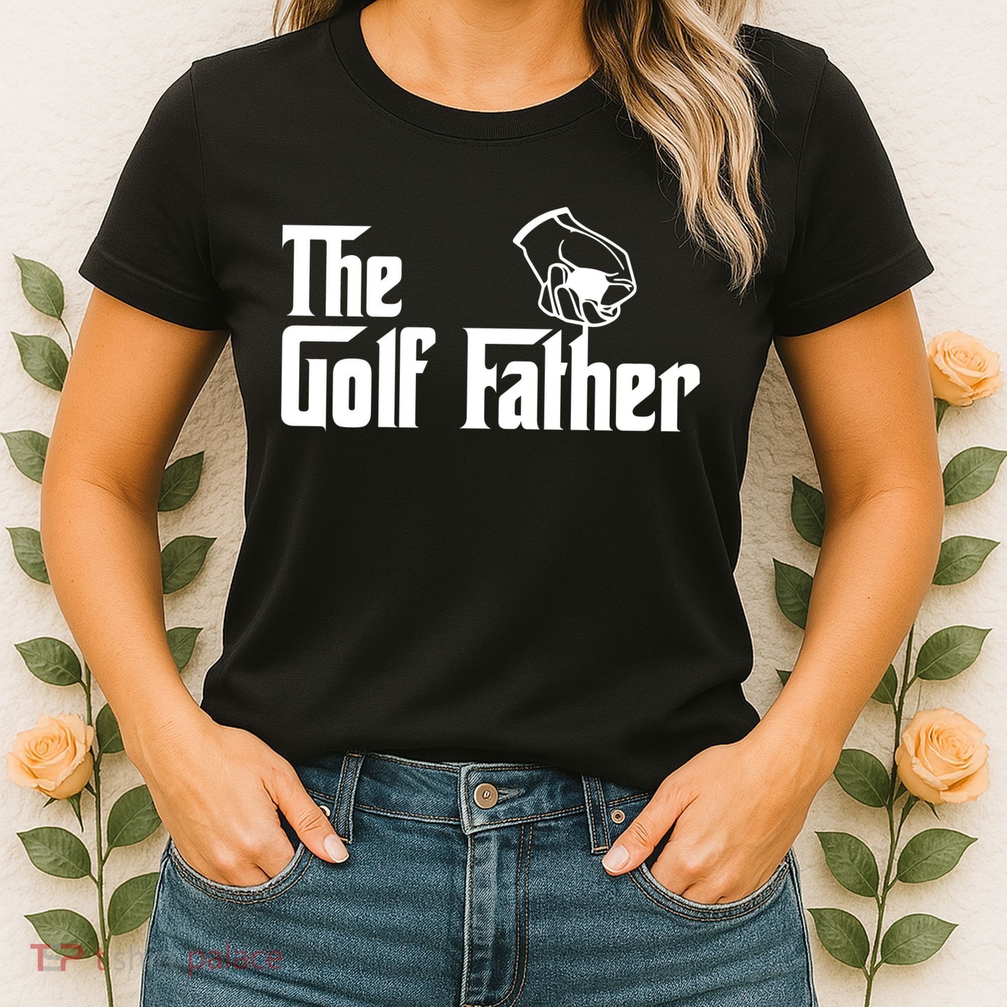 The Golf-Father Funny Golf Dad Women's T-Shirt