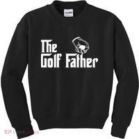 The Golf-Father Funny Golf Dad Kids Sweatshirt thumb 0