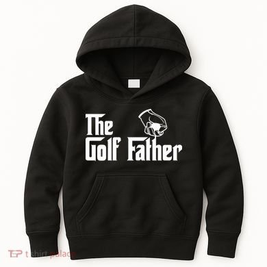 The Golf-Father Funny Golf Dad Kids Hoodie