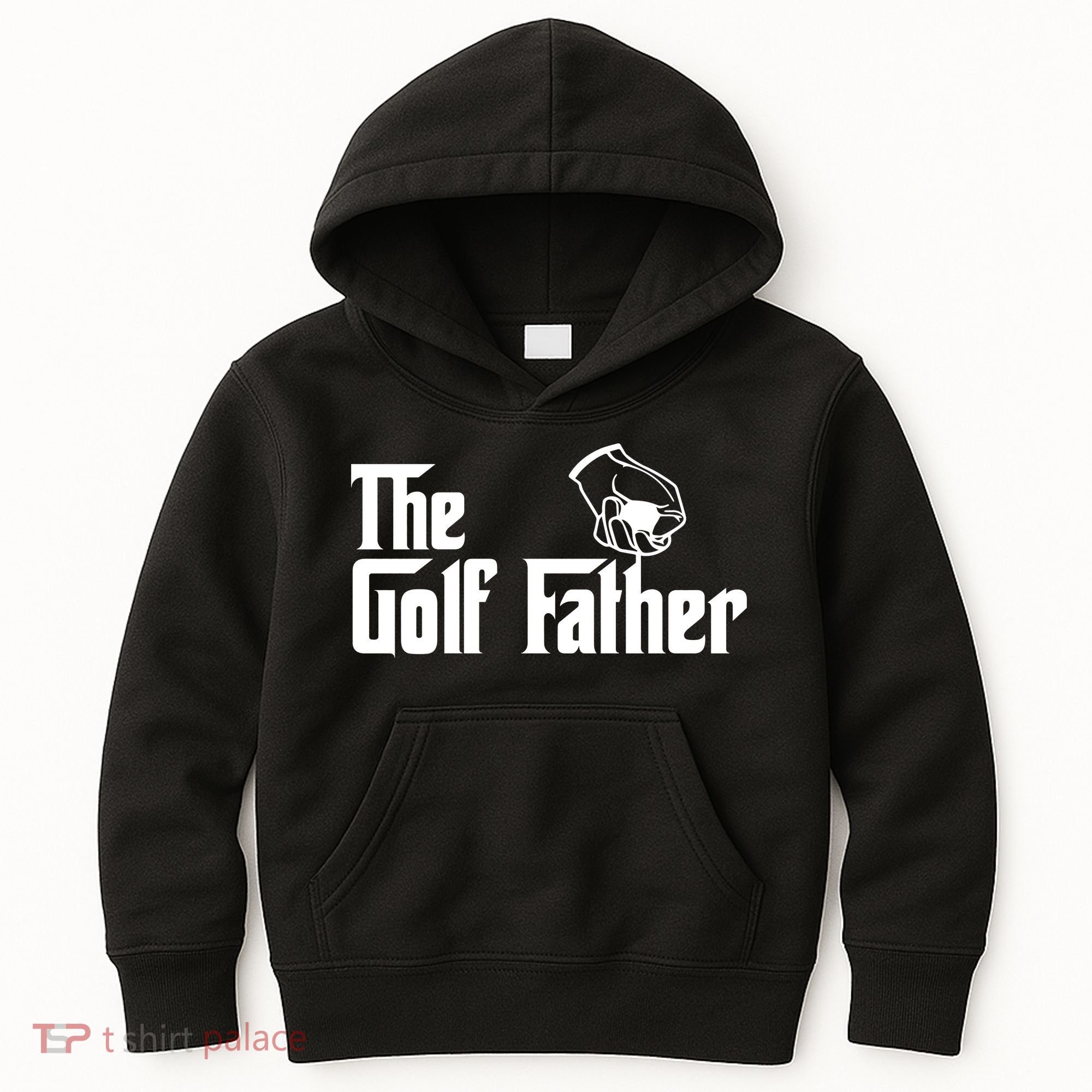 The Golf-Father Funny Golf Dad Kids Hoodie