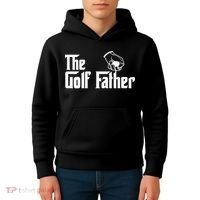 The Golf-Father Funny Golf Dad Kids Hoodie thumb 4